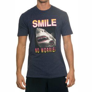 Maui and Sons, Smile No Worries Denim Blue T-Shirt